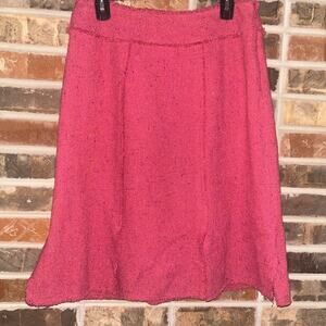 Susan Bristol Pink Skirt Wool Lined size 10 C18